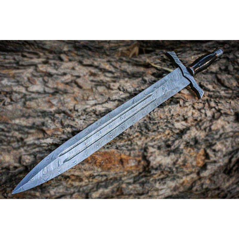 Hand Forged Sword Damascus Steel Sword Viking Sword Battle Sword Battle Ready Medieval Sword With 0