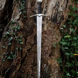 custom hand forged sword ,stainless steel sword, viking sword, battle sword ,battle ready medieval sword ,with sheath
