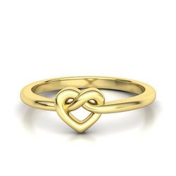 silver heart love knot ring 925 sterling silver love knot ring dainty silver heart anniversary promise ring womens.
