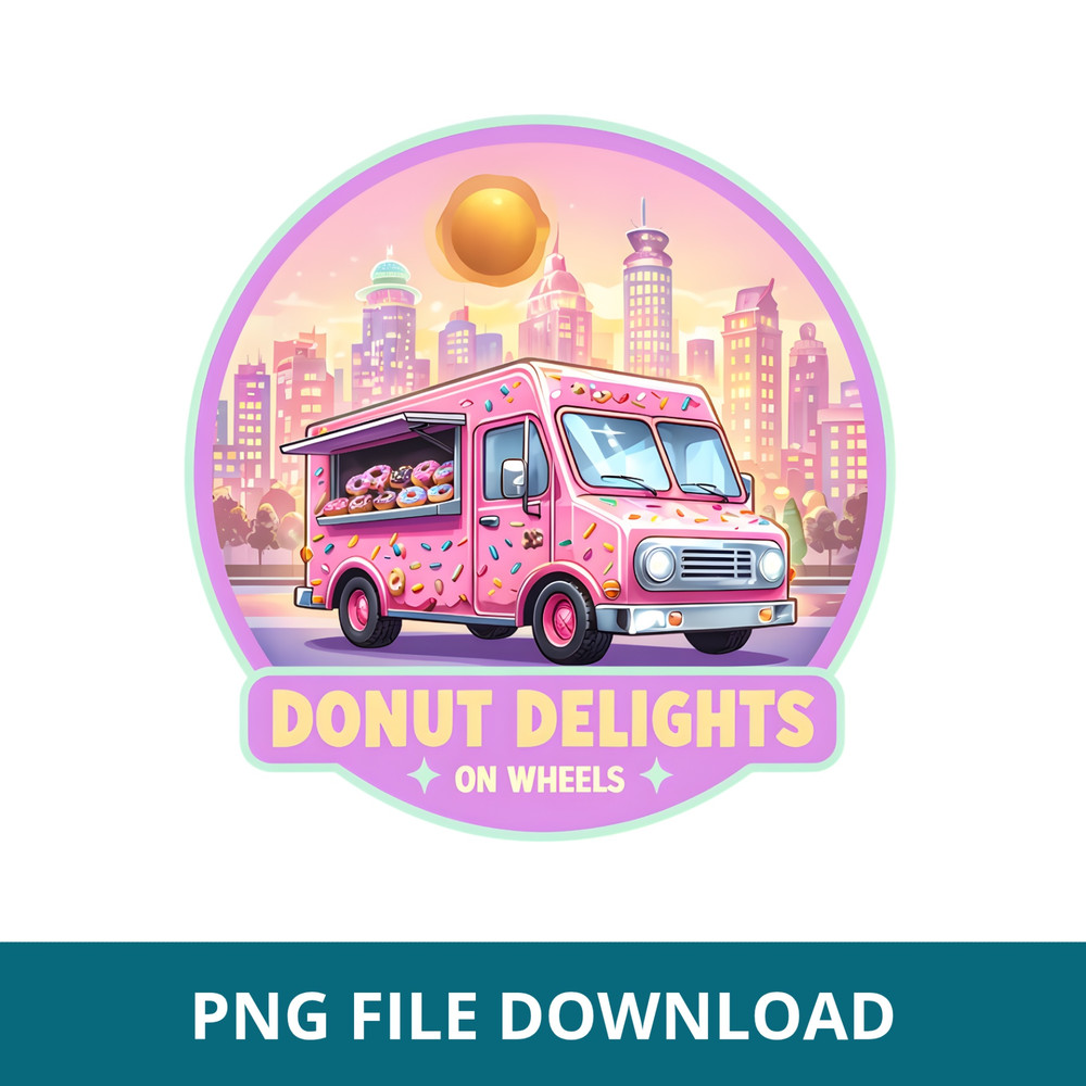 Donut Seller Sticker PNG 6 0