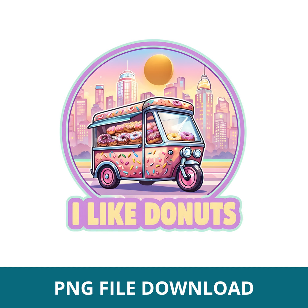 Donut Seller Sticker PNG 7 0