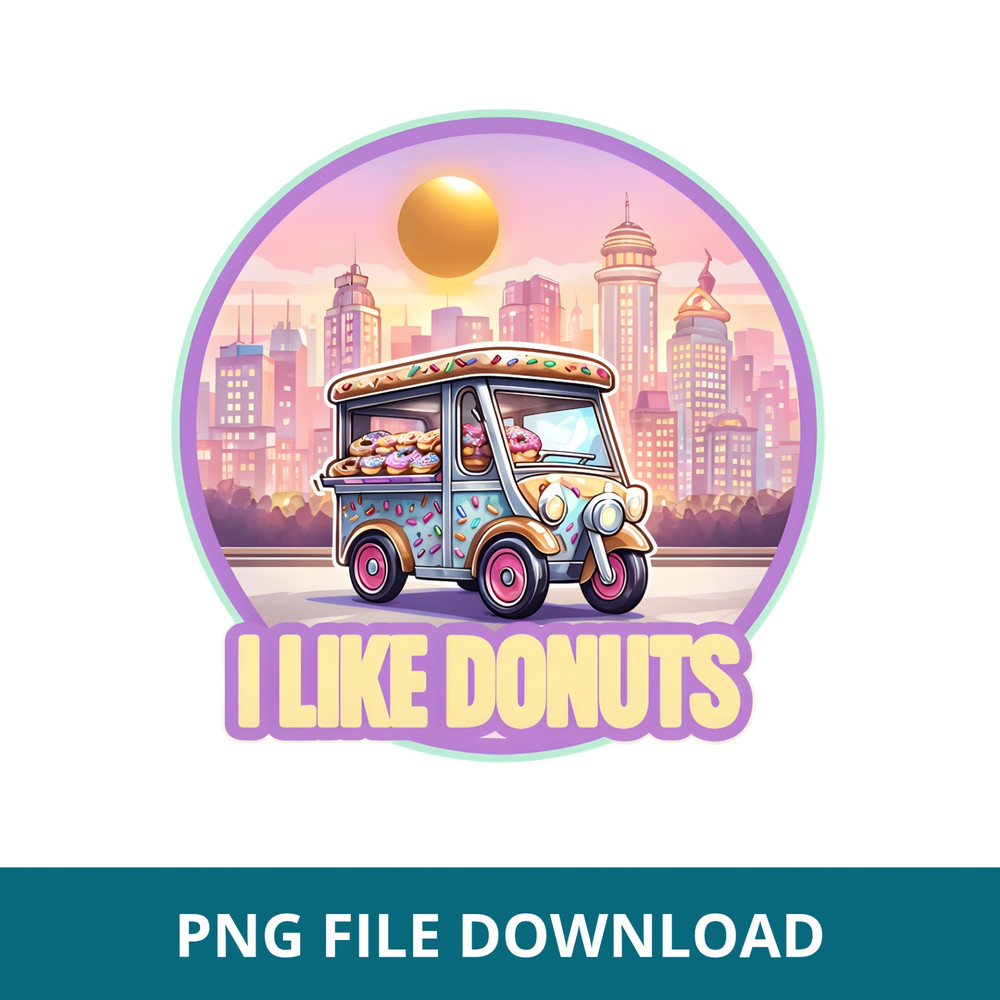 Donut Seller Sticker PNG 9 0