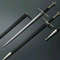 King Aragorns Sword Lord Of The Rings Anduril Narsil Stainless Sword WScabbard 0