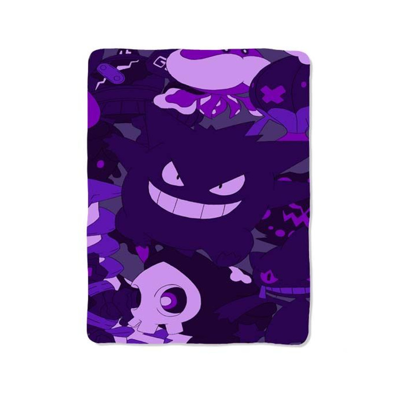 Purple Pokemon Haunter Blanket 0