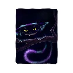 shadow of cheshire cat blanket