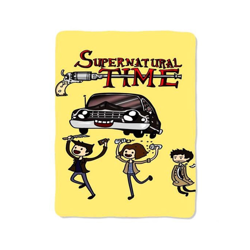 Supernatural Adventure Time Blanket 0