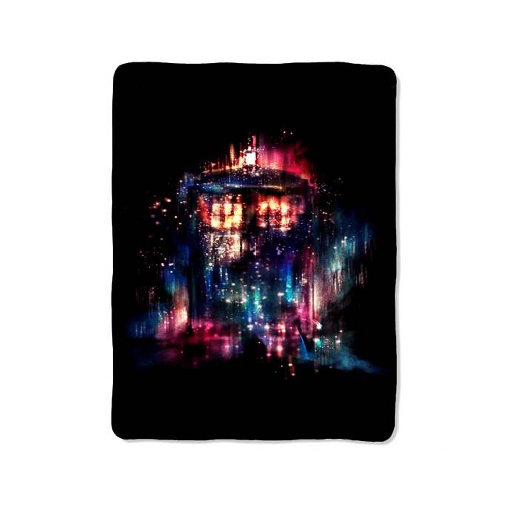 Tardis Doctor Who Blanket 0