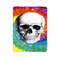 Tie Dye Skull Blanket 0