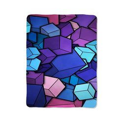 abstract geometric blanket
