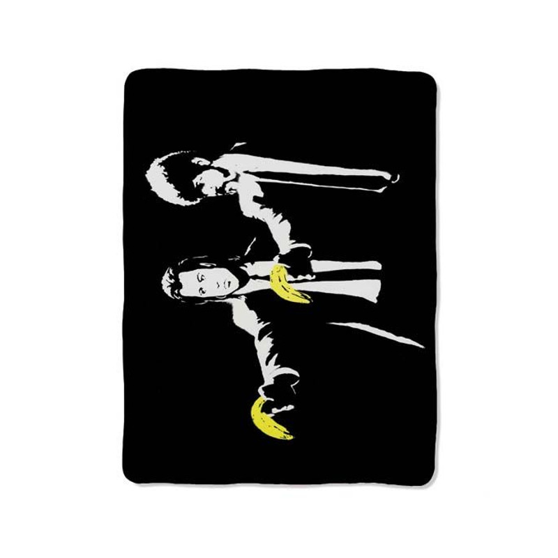 Banksy Pulp Fiction Blanket 0