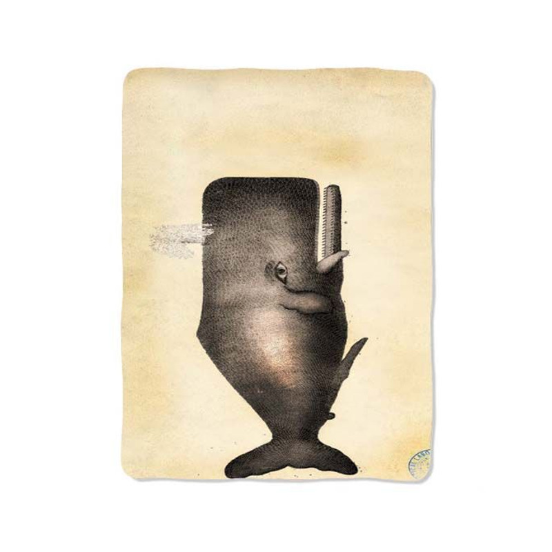 Vintage Whale Blanket 0