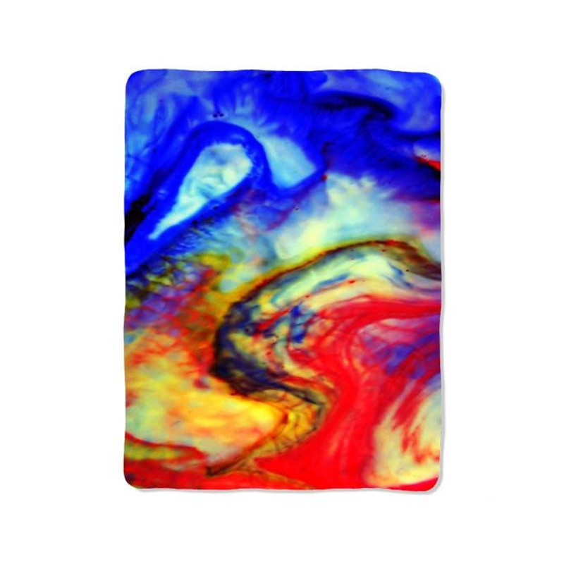 Abstract Watercolor X Blanket 0