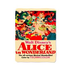 alice in wonderland 86 blanket