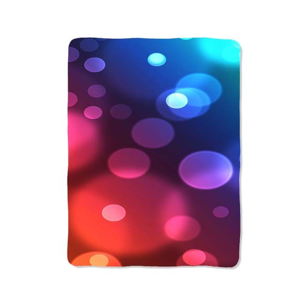 Blue Purple Abstract Blanket 0