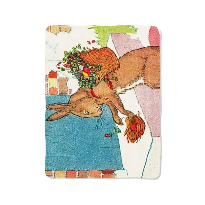 Bunny And Flowers Blanket 0