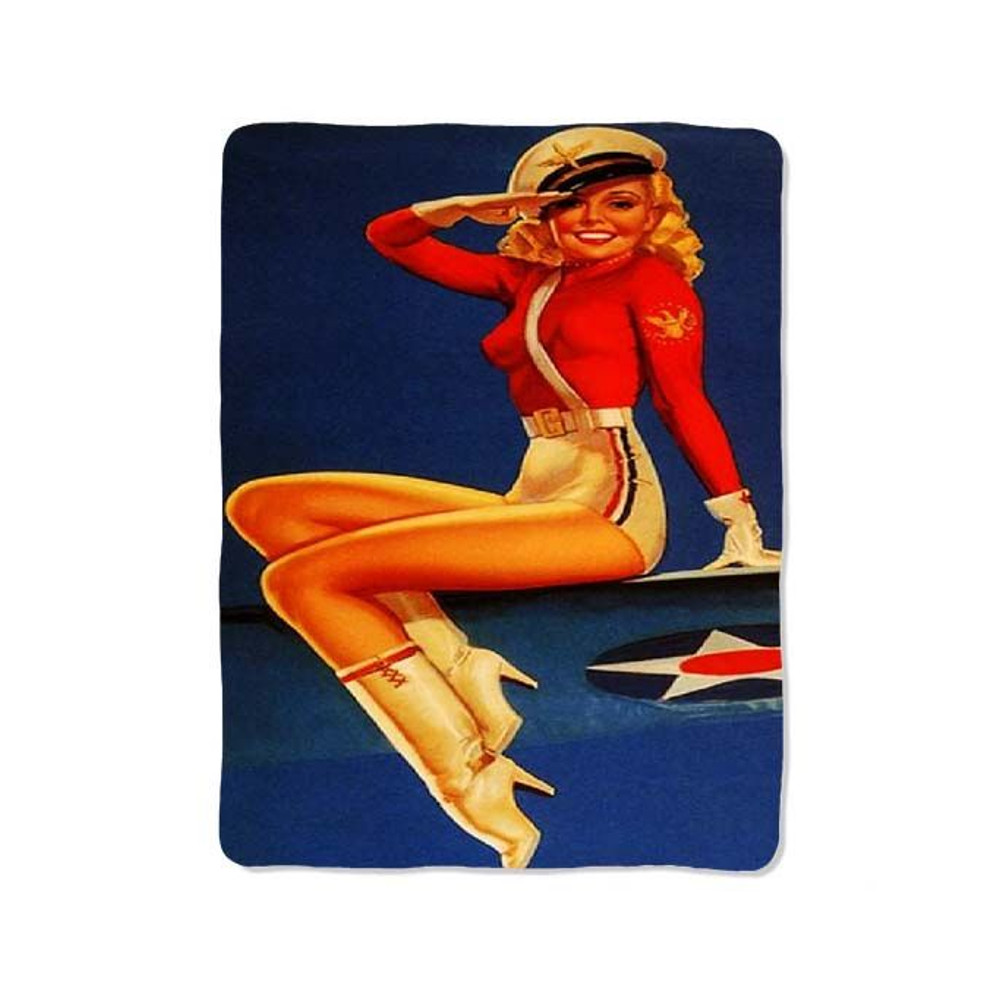 Pinup Girl Blanket 0