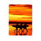 Three Sunset Surfers Blanket 0