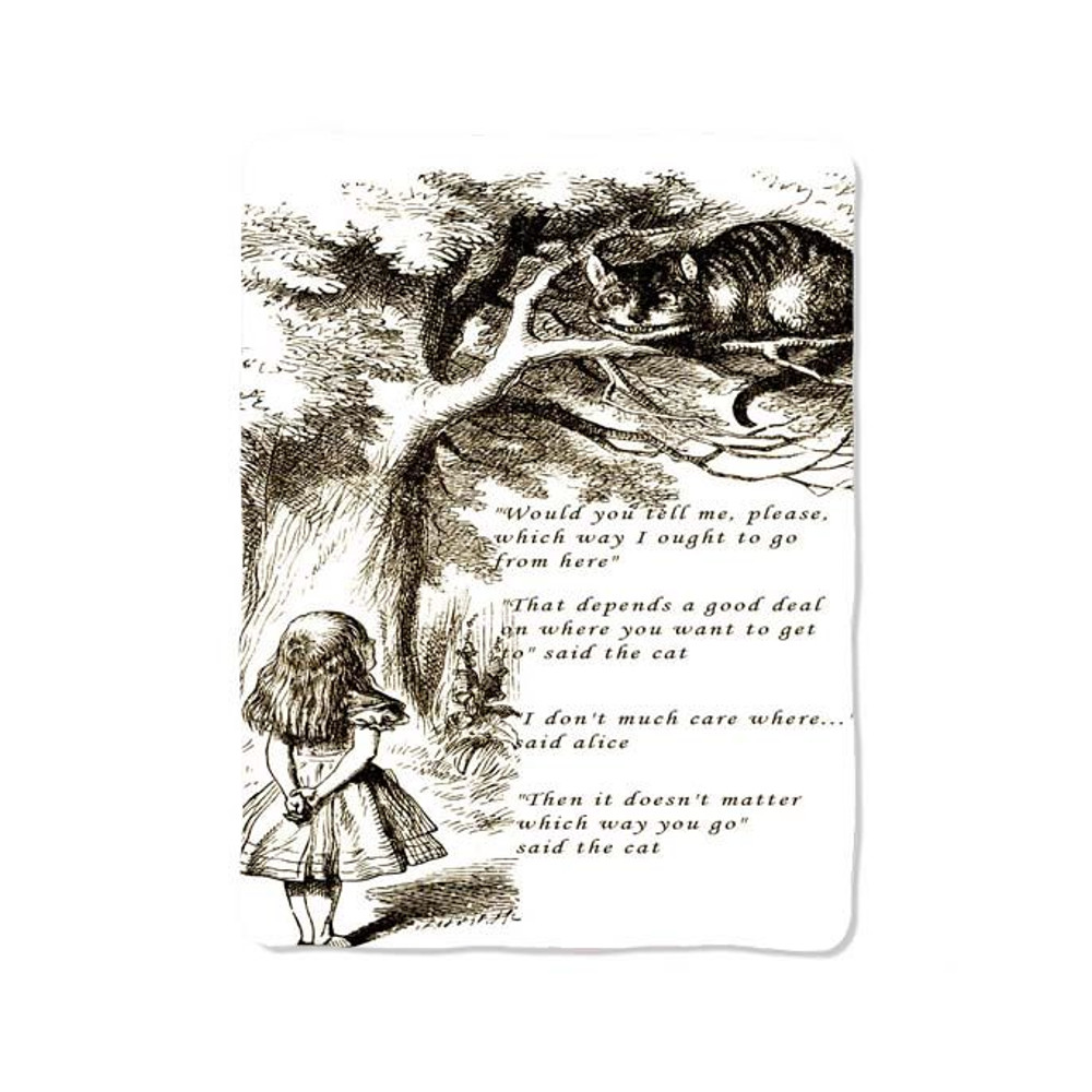 Alice In Wonderland 46 Blanket 0