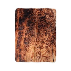 burned wood pattern blanket