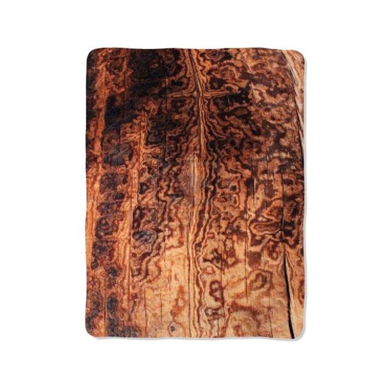 Burned Wood Pattern Blanket 0