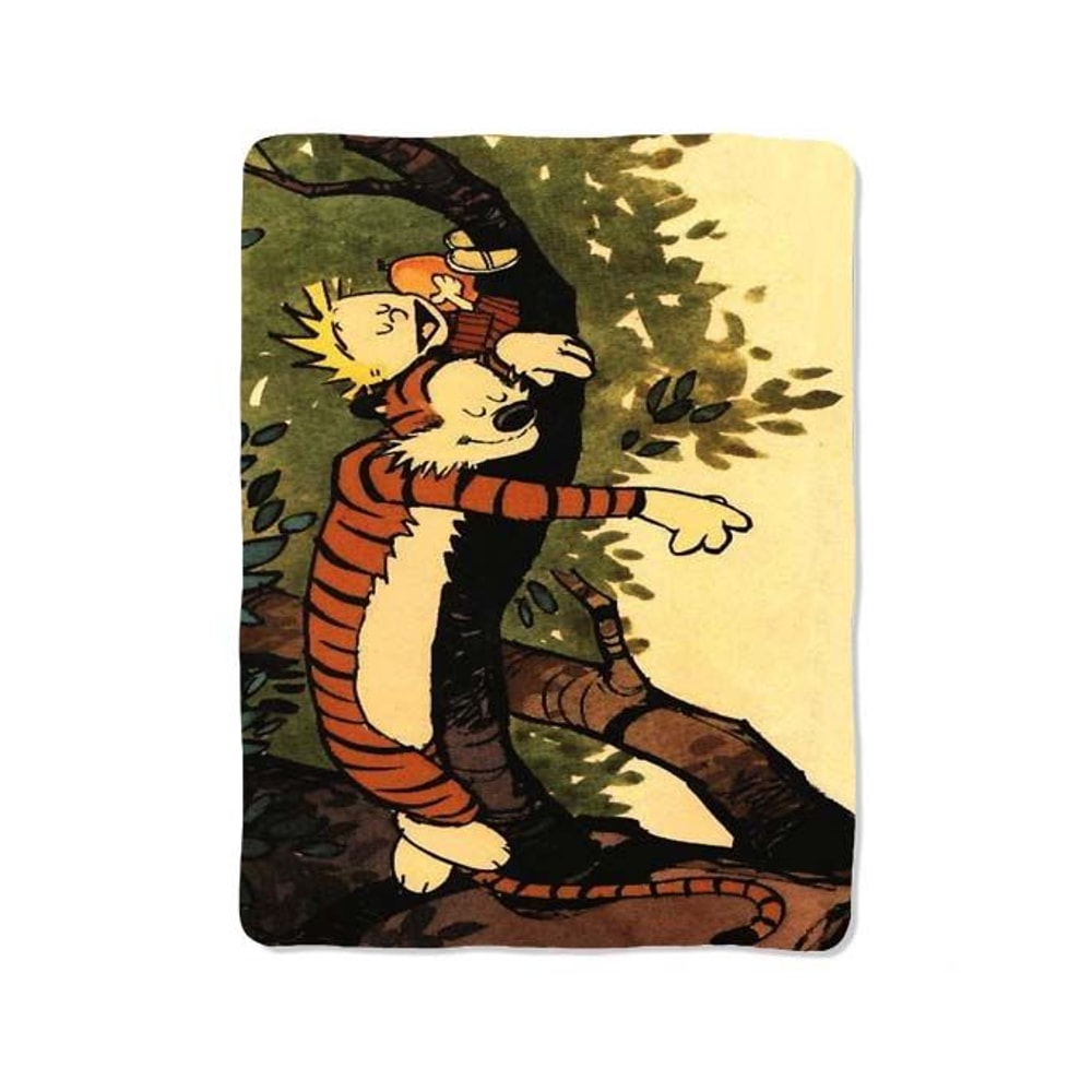 Calvin And Hobbes Sleeping I Blanket 0