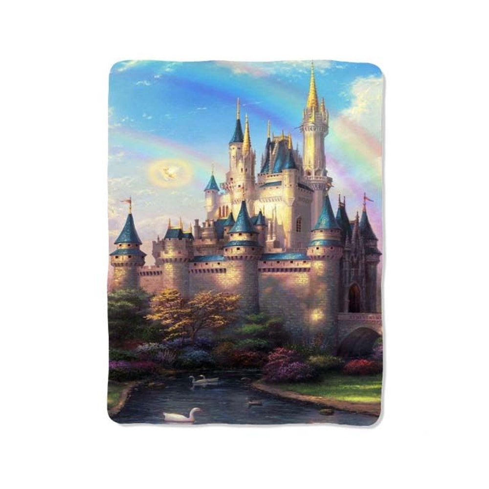 Disney Cinderella Castle Blanket 0