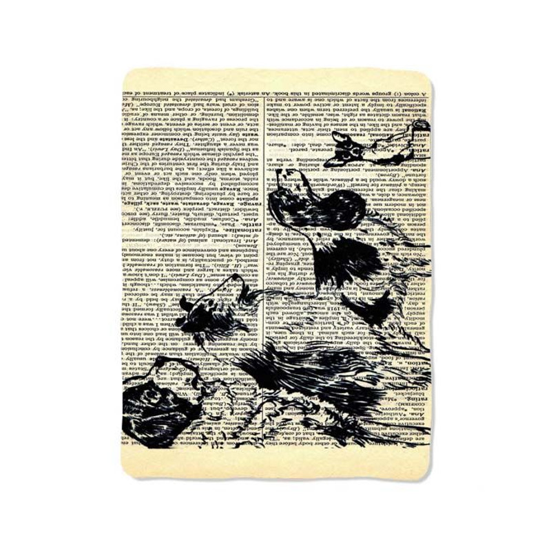 Dog On Paper Blanket 0