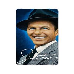 frank sinatra portrait blanket