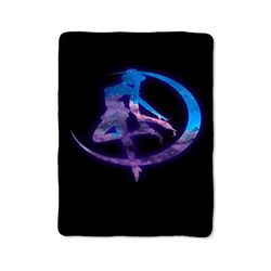 galaxy sailor moon blanket