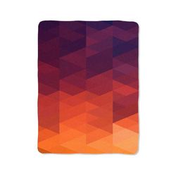 geometric triangle blanket
