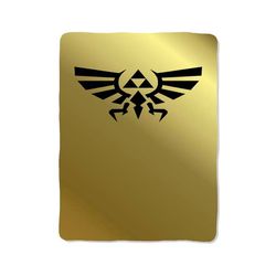 gold zelda triforce 43 blanket