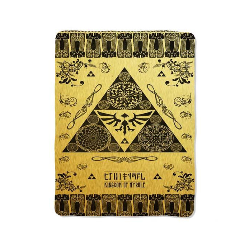 Gold Zelda Triforce Blanket 0