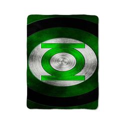 green lantern logo blanket
