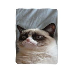 grumpy cat 68 blanket