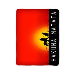 hakuna matata lion king blanket