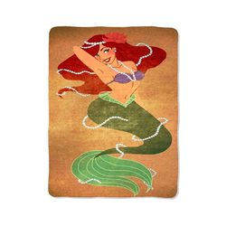 little mermaid x blanket
