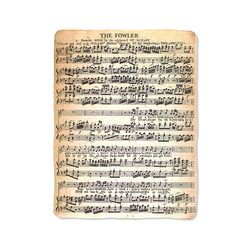 music sheet mozart 9 blanket