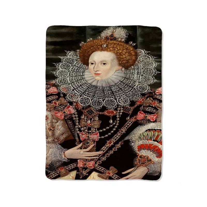 Painting Queen Elizabeth Blanket 0