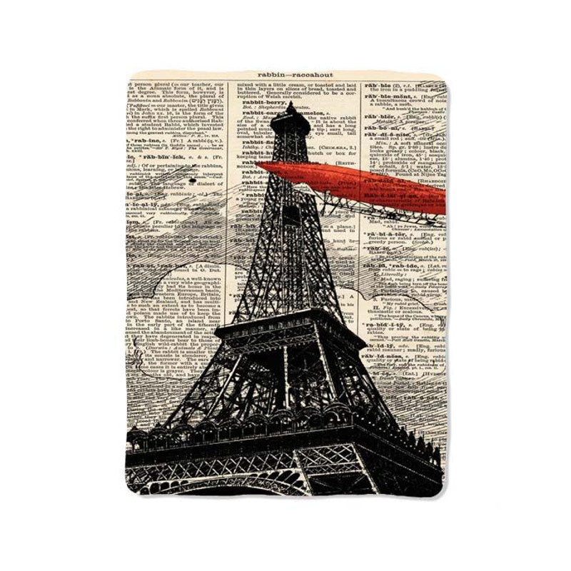 Paris Eiffel Tower Blanket 0