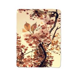sakura flower blanket