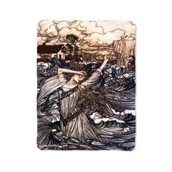 sea wave mermaid blanket