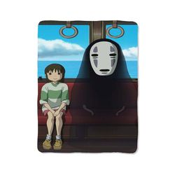 spirited away train blanket