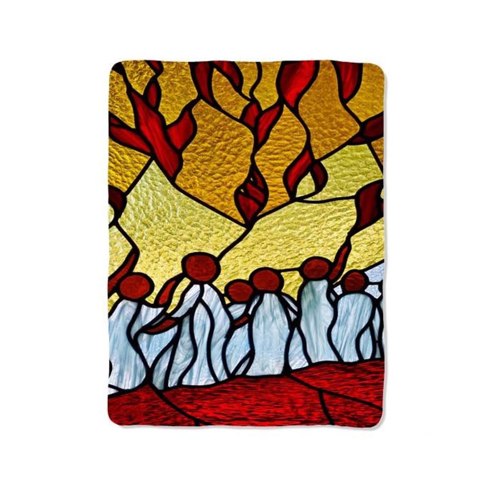 Stained Glass Painting Blanket 0