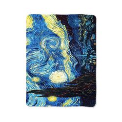 stary night van gogh blanket