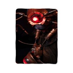 steampunk robot 3 blanket