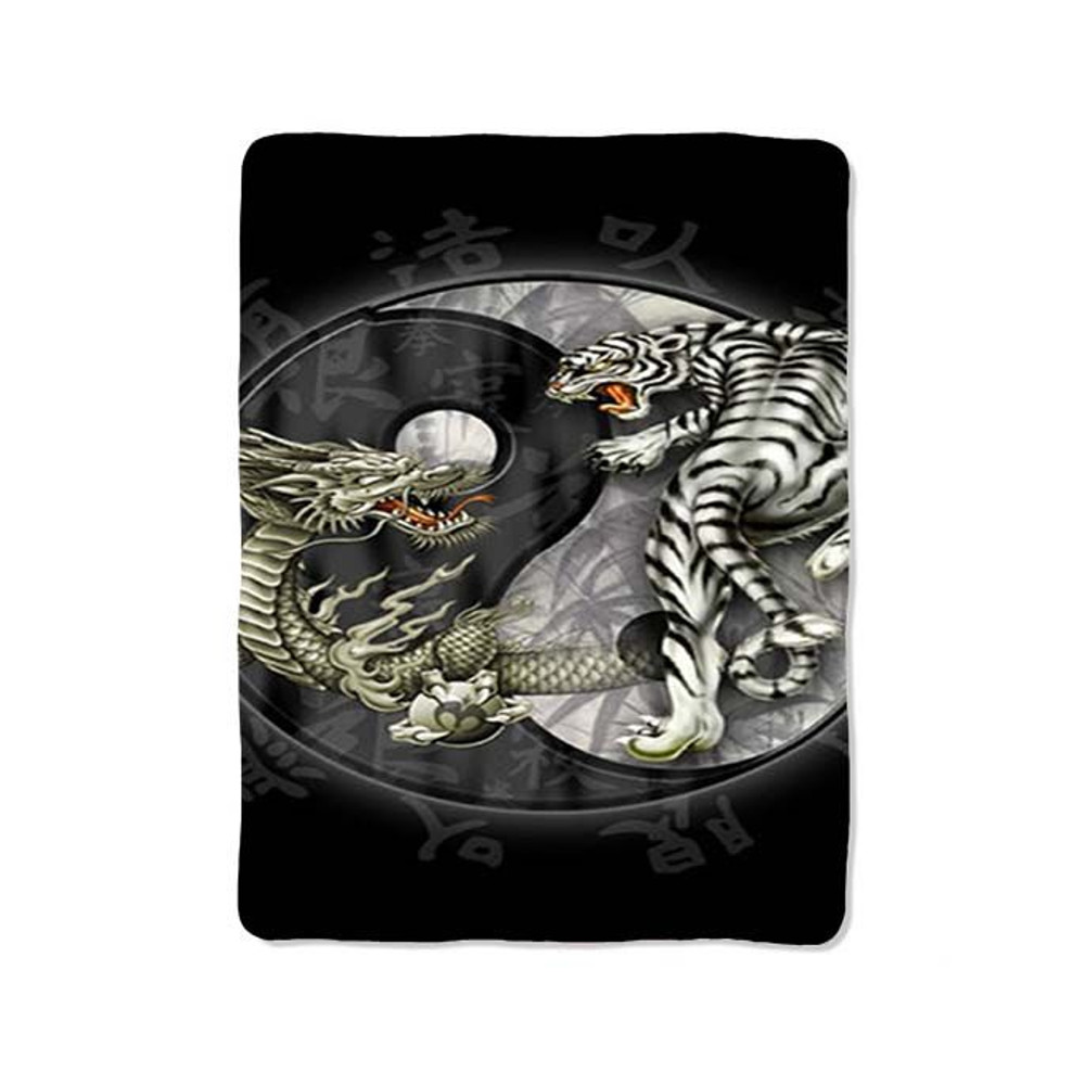 Tiger And Dragon Blanket 0