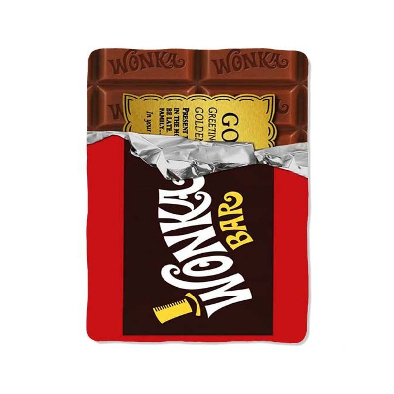 Willy Wonka Golden Ticket 54 Blanket 0
