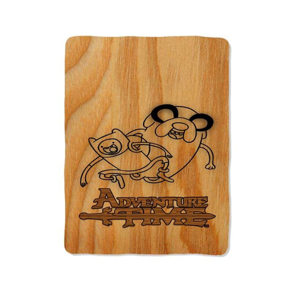 Wood Adventure Time Blanket 0