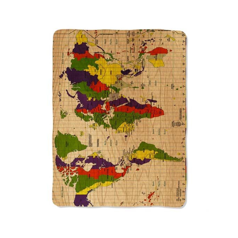 World Map C Blanket 0