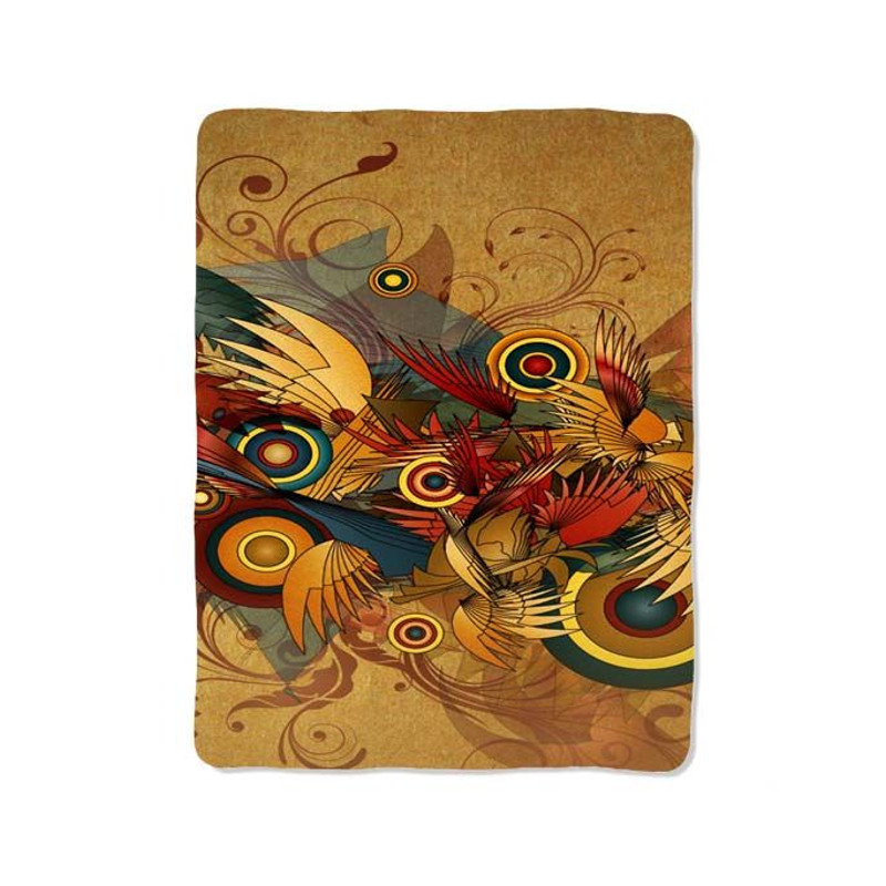 Abstract Art Painting Blanket 0